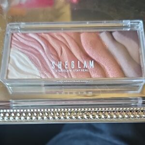 NIB SheGlam Golden Hour Radiant Rose and Taupe Eyeshadow Palette